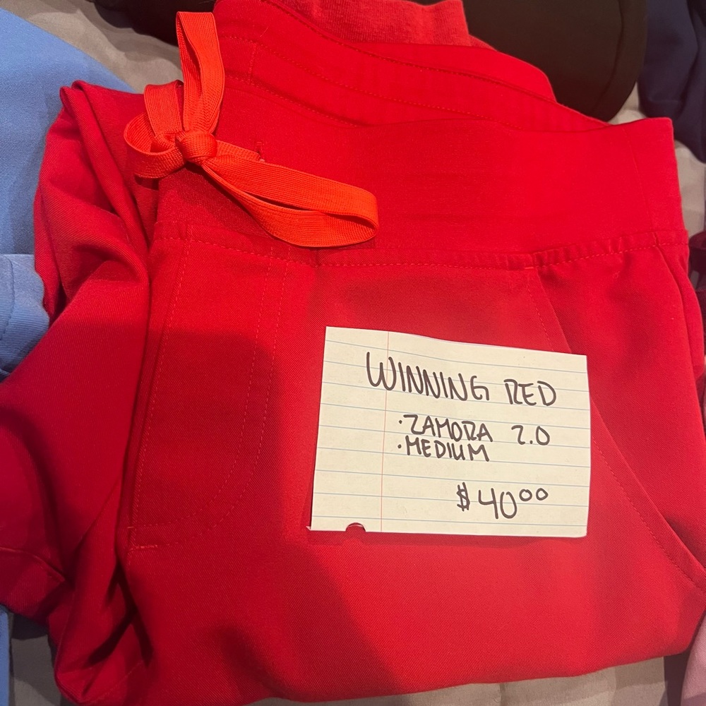Winning Red Zamora Joggers